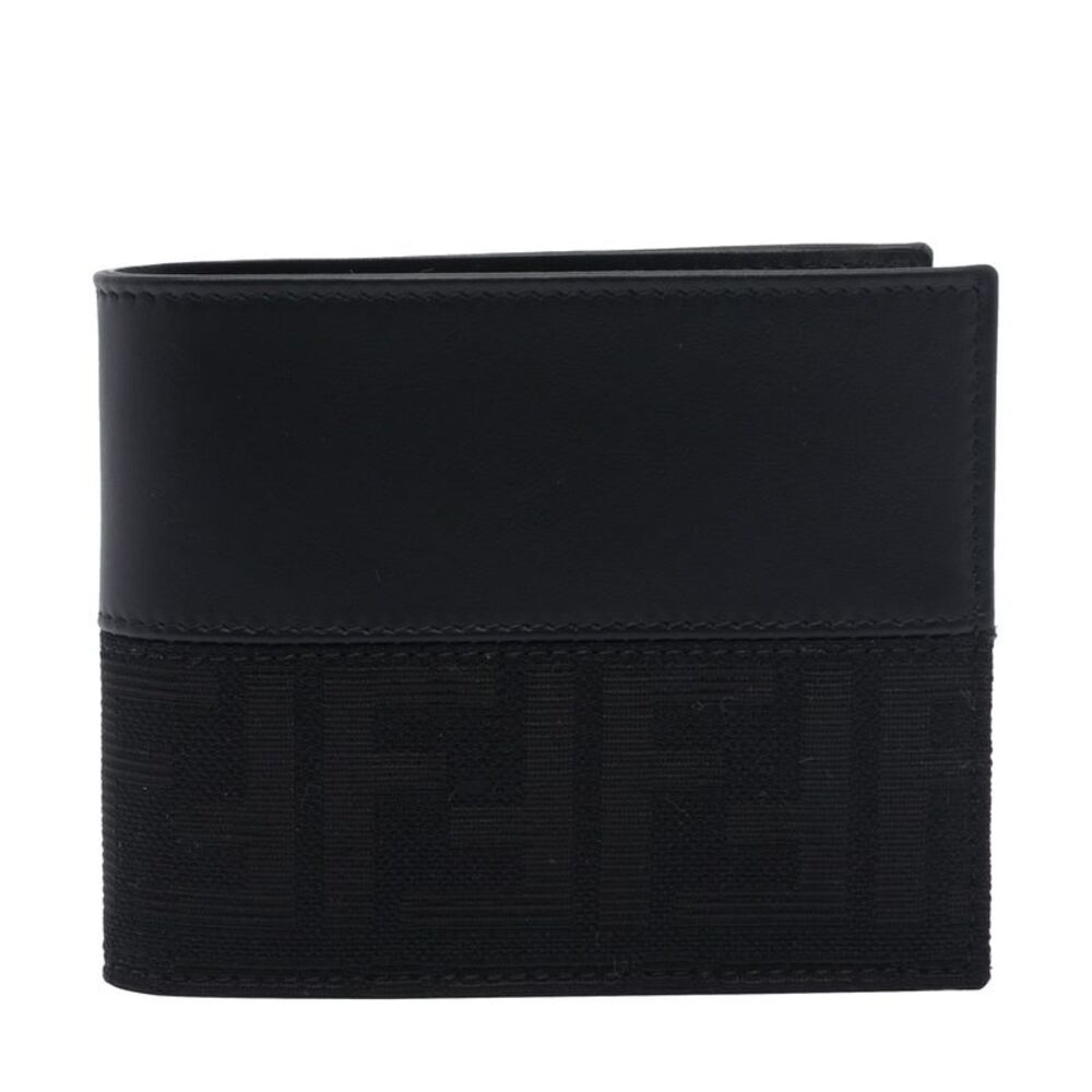 Fendi Men Ff Jacquard Bifold Wallet